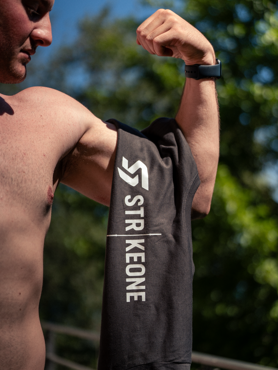 T-shirt Strikeone Anthracite